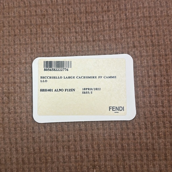 Fendi FF Large Cashmere Tote - Picture 4 of 6